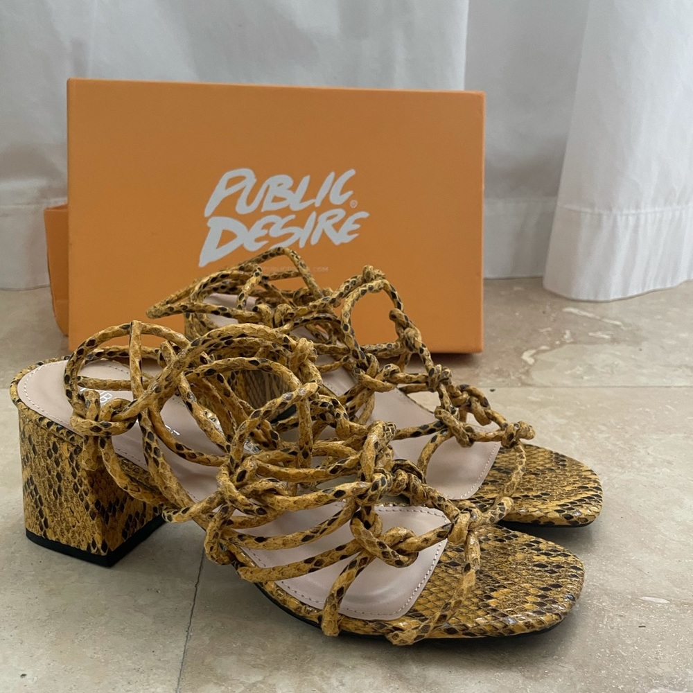 Public Desire Block heel
